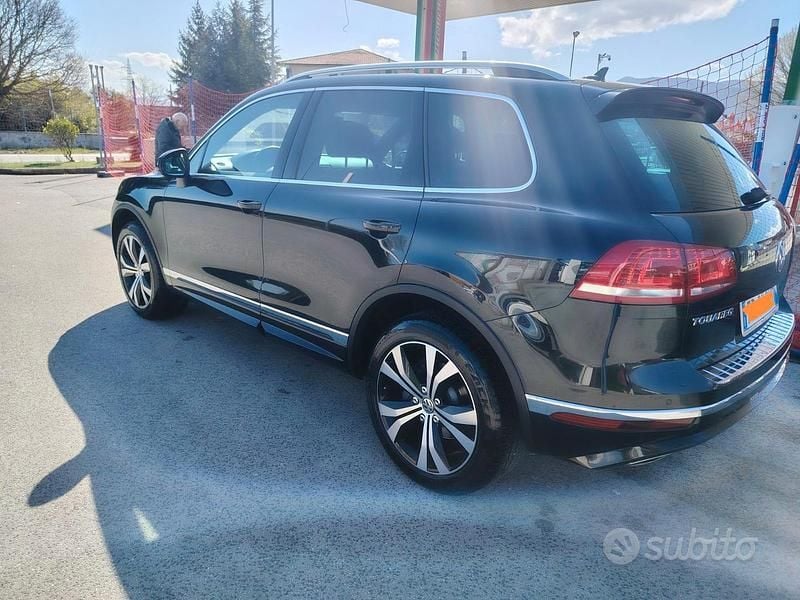 Usata VW Touareg Sportline 204 CV (150 kW) 2018 Nero SUV