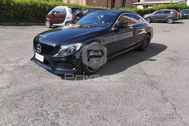 Usata Mercedes C220 Premium 170 CV (125 kW) 2015 Nero Coupé
