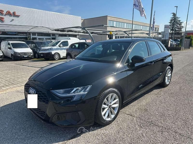 Usata Audi A3 Advanced 131 CV (96 kW) 2020 Nero Berlina