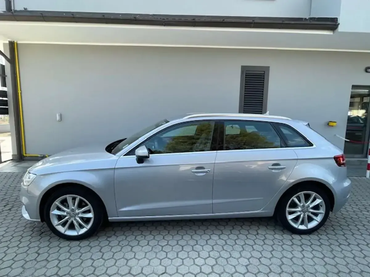 Usata Audi A3 Ambiente 125 CV (91 kW) 2017 Argento Berlina