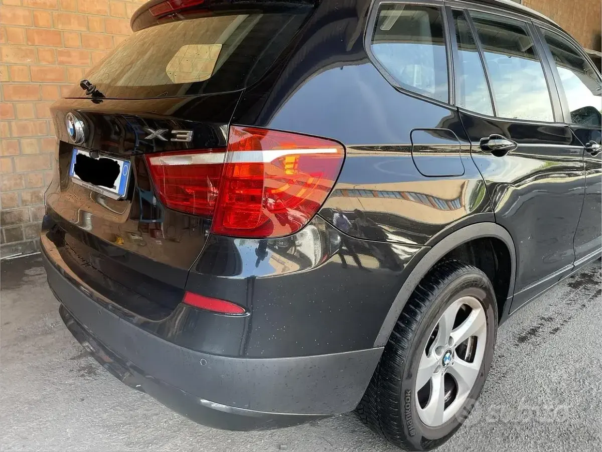 Usata BMW X3 143 CV (105 kW) 2012 Nero SUV