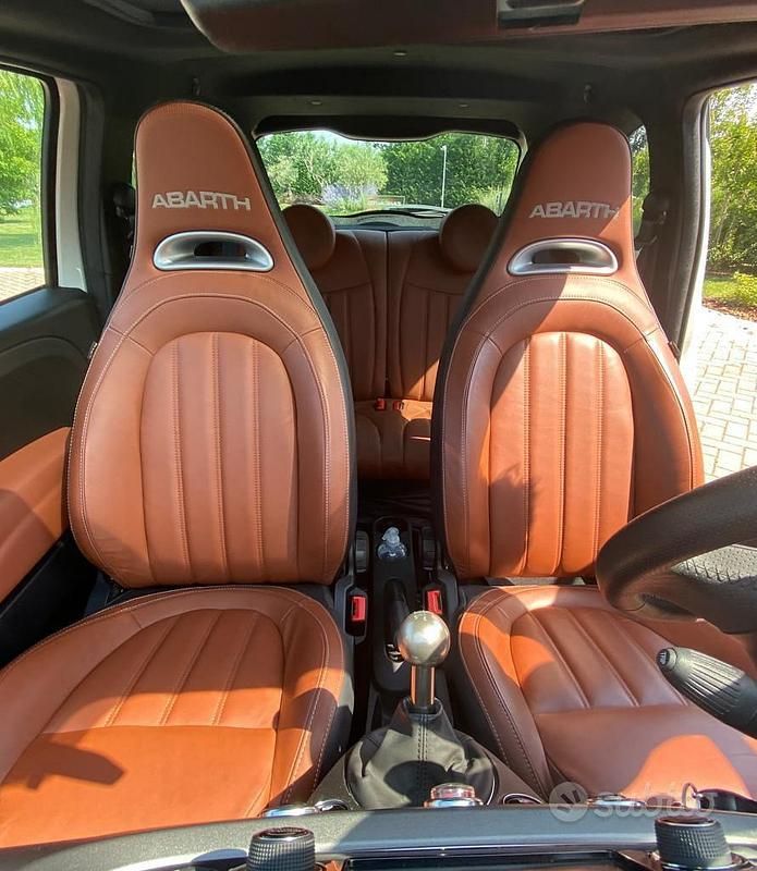 Usata Fiat 500 Abarth 165 CV (121 kW) 2018 Bianco Utilitaria