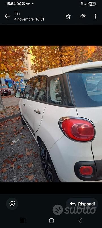 Usata Fiat 500L 85 CV (62 kW) 2014 Bianco Monovolume
