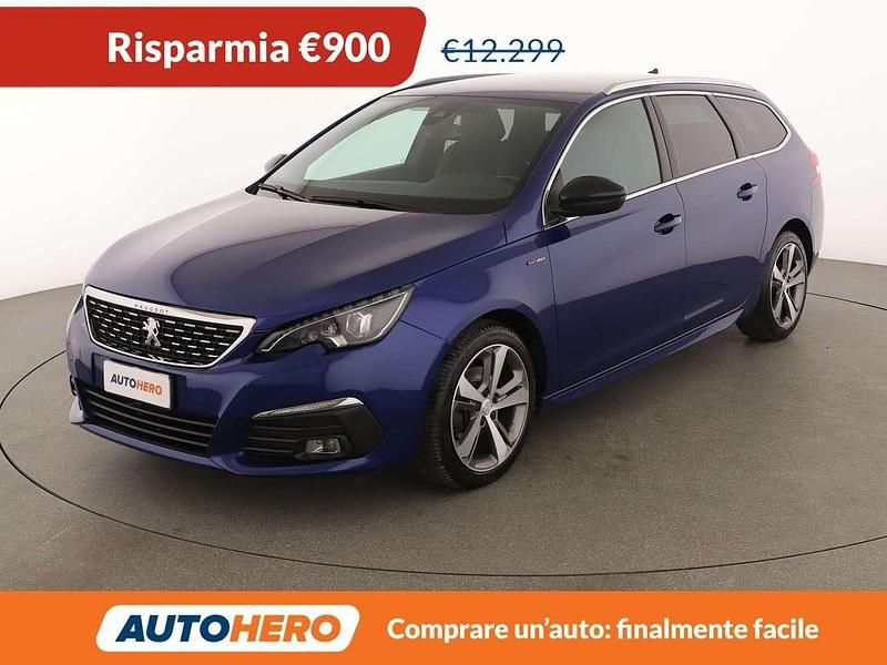 Usata Peugeot 308 GT-line 131 CV (96 kW) 2020 Blu Station wagon