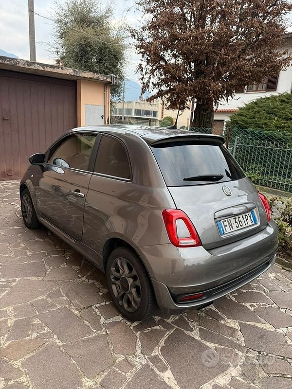 Usata Fiat 500S S 95 CV (69 kW) 2018 Grigio Utilitaria