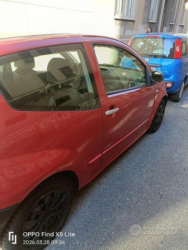 Usata Citroën C2 2007 Rosso Utilitaria