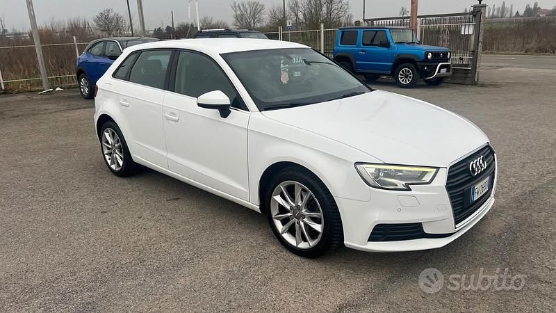 Usata Audi A3 115 CV (84 kW) 2019 Bianco Berlina