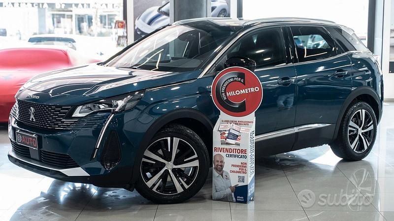 Usata Peugeot 3008 GT 131 CV (96 kW) 2022 Blu SUV