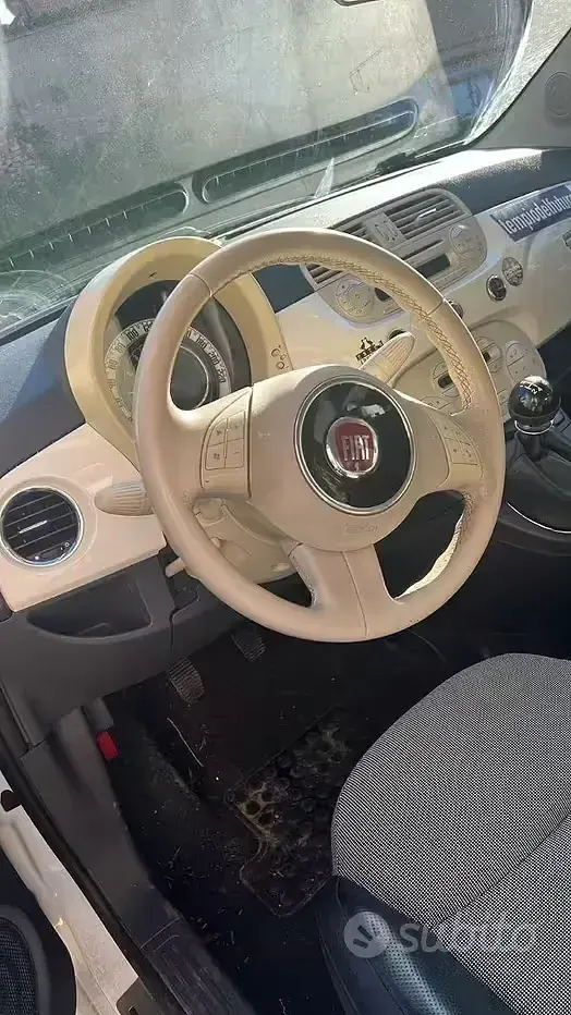 Usata Fiat 500C Rock 69 CV (50 kW) 2010 Bianco Cabrio