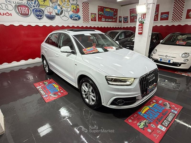 Usata Audi Q3 S-Line 140 CV (102 kW) 2014 Bianco SUV