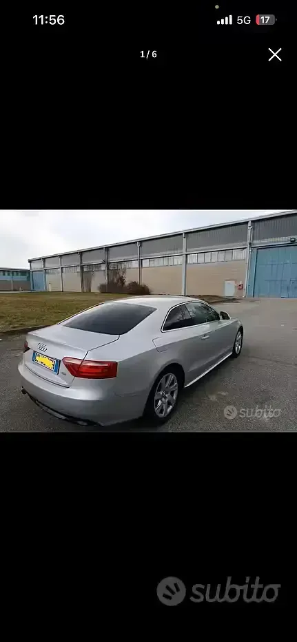 Usata Audi A5 170 CV (125 kW) 2009 Grigio Coupé