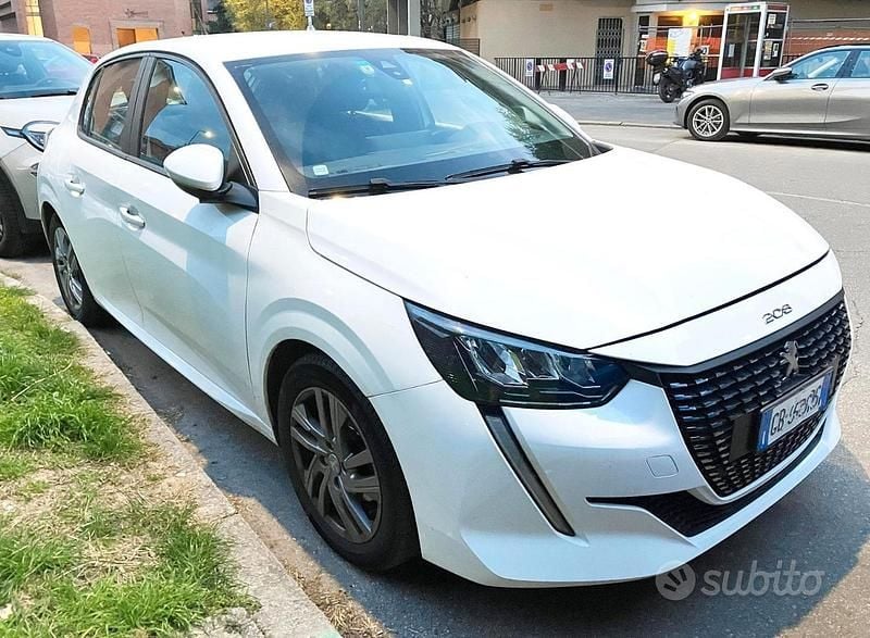 Usata Peugeot 208 Active 75 CV (55 kW) 2020 Bianco Utilitaria