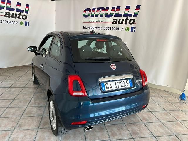 Usata Fiat 500 Lounge 70 CV (51 kW) 2020 Blu pastello Utilitaria