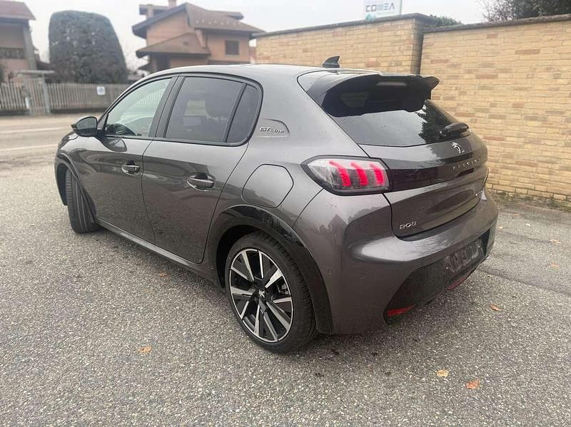 Usata Peugeot 208 GT-line 101 CV (74 kW) 2020 Grigio Utilitaria