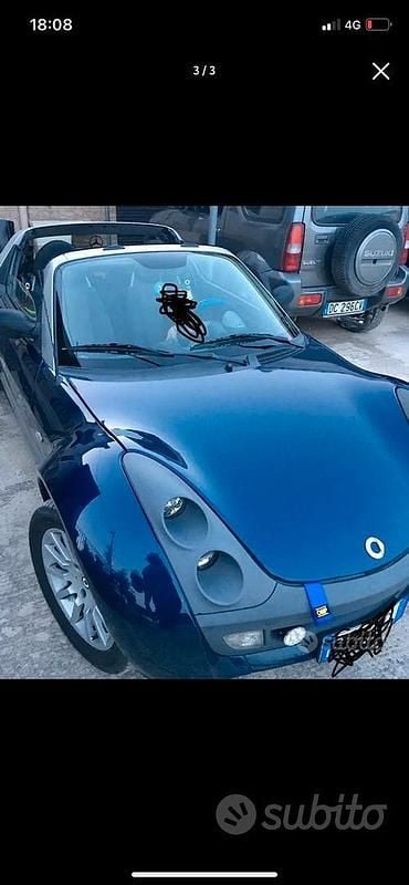 Usata Smart Roadster 82 CV (60 kW) 2004 Blu Cabrio