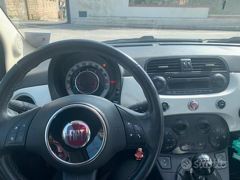 Usata Fiat 500 95 CV (69 kW) 2007 Bianco Berlina