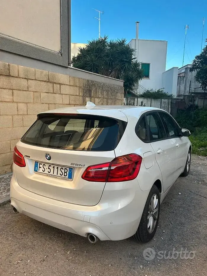 Usata BMW 218 Luxury Line 150 CV (110 kW) 2018 Bianco Station wagon