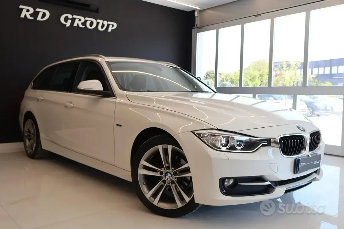 Usata BMW 318 Sport Line 143 CV (105 kW) 2014 Bianco Station wagon