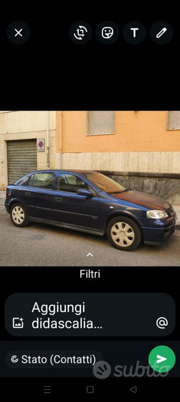 Usata Opel Astra 90 CV (66 kW) 1999 Blu Berlina