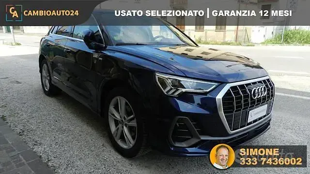 Usata Audi Q3 S-Line 150 CV (110 kW) 2021 Blu SUV