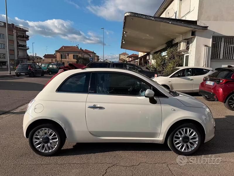 Usata Fiat 500C Lounge 69 CV (50 kW) 2014 Bianco Cabrio