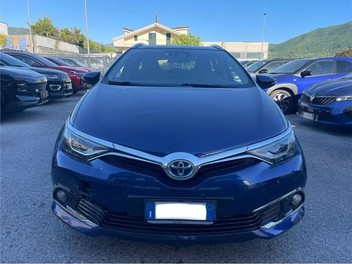 Gebraucht Toyota Auris Hybrid Lounge 101 PS (74 kW) 2015 Blau Kombi