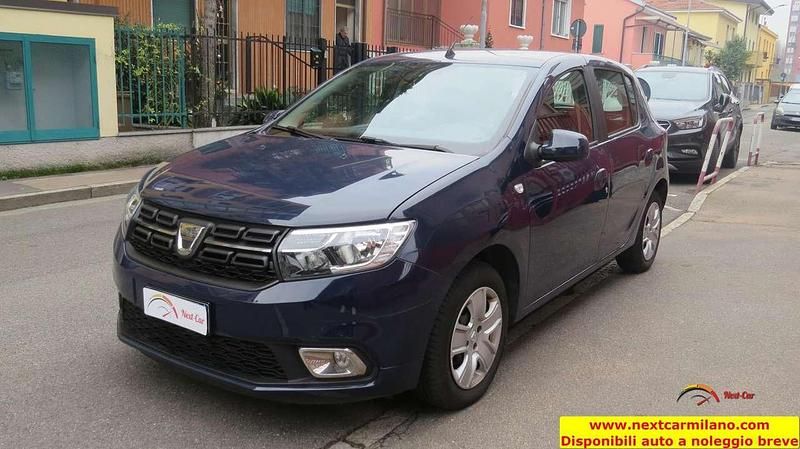 Blu/azzurro Usata 2020 Dacia Sandero Comfort Tre volumi | 9400 € (Buon prezzo) - Immagine 1/4