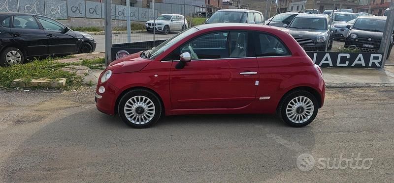 Usata Fiat 500 Lounge 69 CV (50 kW) 2010 Rosso Berlina