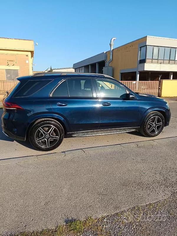 Usata Mercedes GLE450 AMG 367 CV (269 kW) 2019 Blu SUV