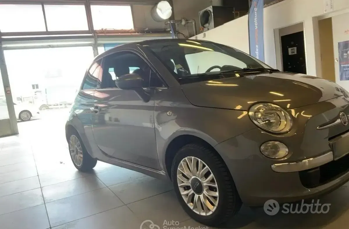Usata Fiat 500 69 CV (50 kW) 2016 Grigio Cabrio