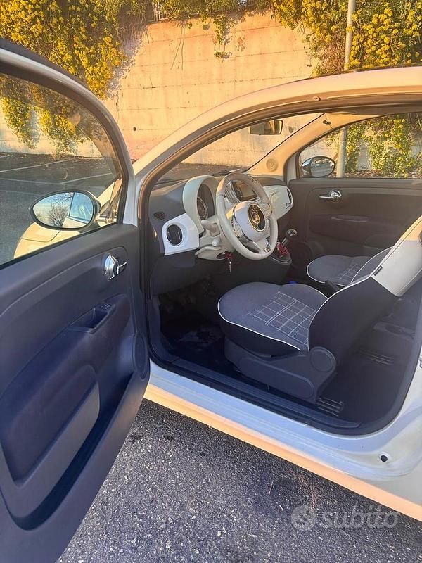 Usata Fiat 500 95 CV (69 kW) 2017 Bianco Utilitaria