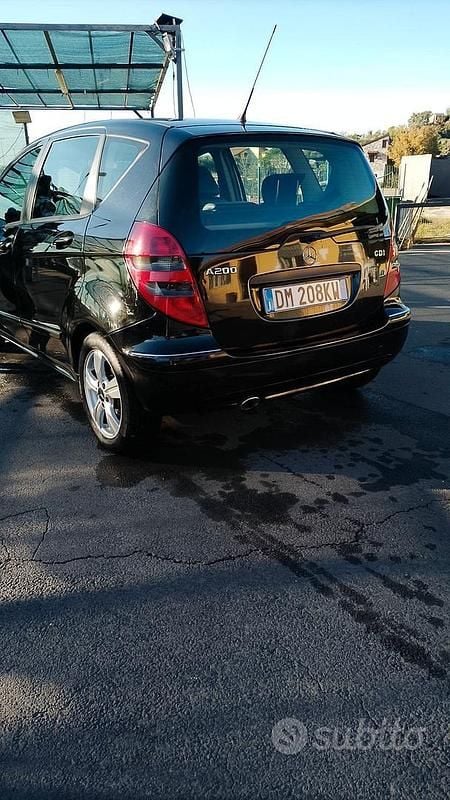 Usata Mercedes A200 2007 Nero Utilitaria