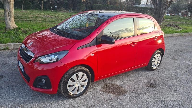 Usata Peugeot 108 82 CV (60 kW) 2021 Rosso Utilitaria