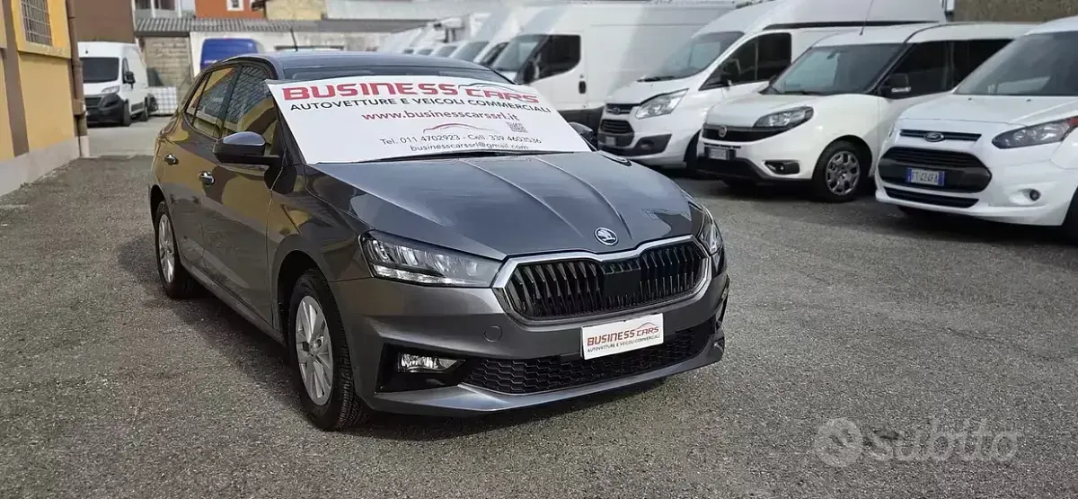 Usata Skoda Fabia Ambition 95 CV (69 kW) 2022 Grigio Utilitaria