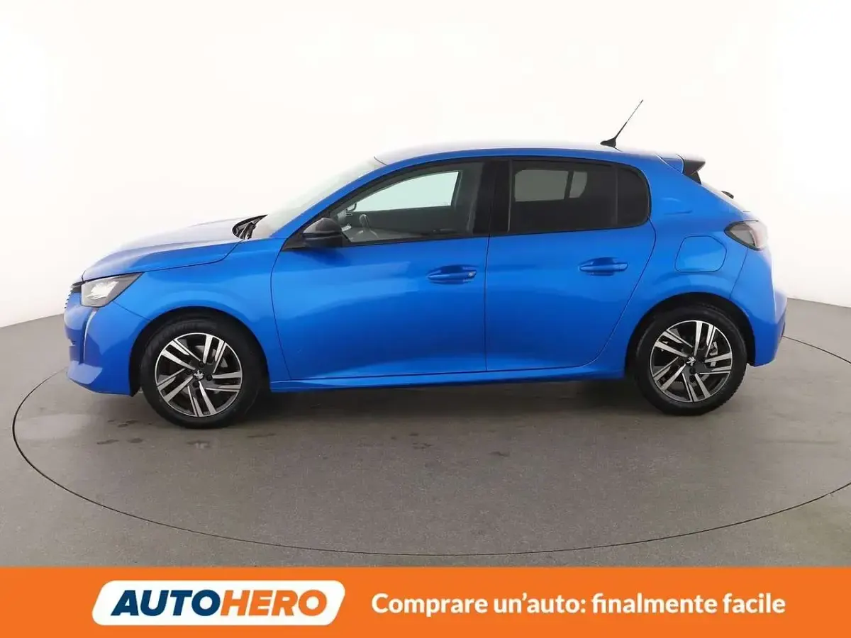 Usata Peugeot 208 Allure 101 CV (74 kW) 2022 Blu/azzurro Utilitaria