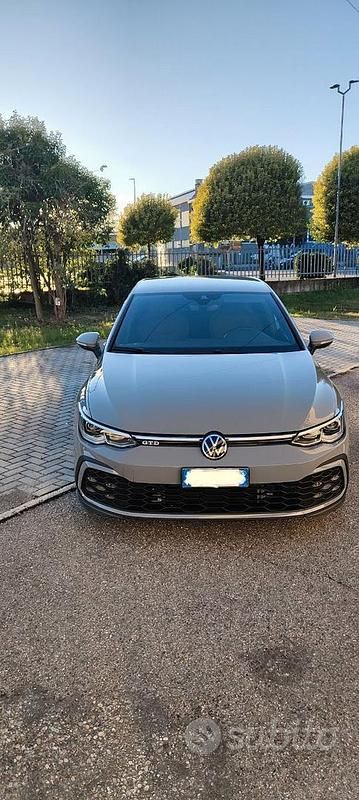 Usata VW Golf VIII GTD 200 CV (147 kW) 2021 Grigio Berlina