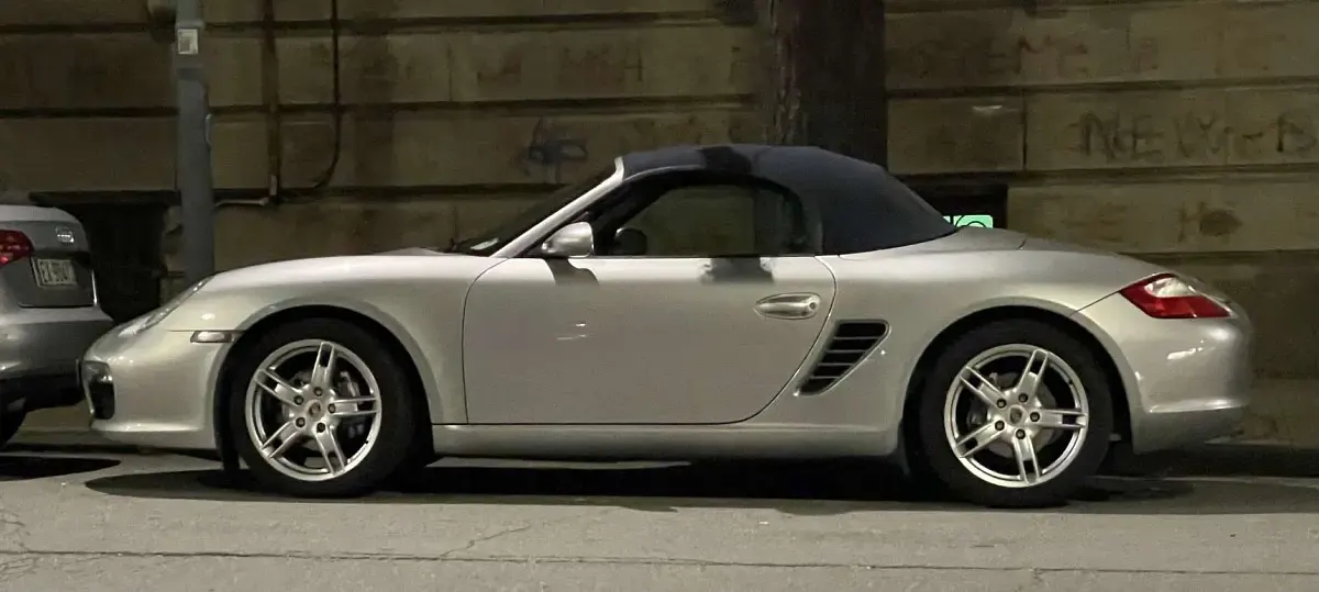 Usata Porsche Boxster 245 CV (180 kW) 2008 Grigio Cabrio