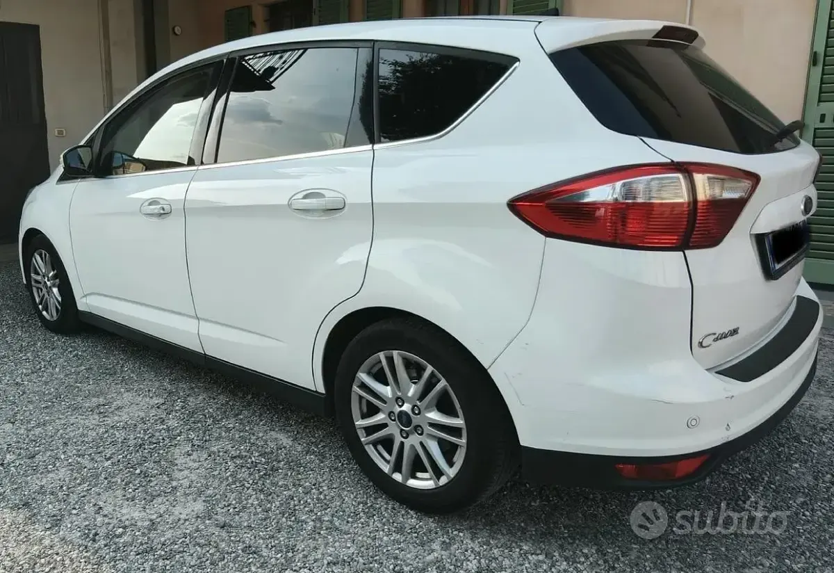 Usata Ford C-MAX 105 CV (77 kW) 2014 Bianco Monovolume