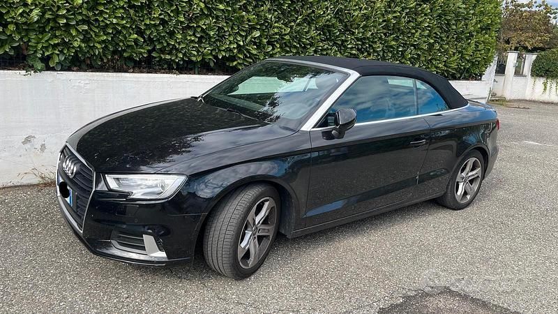 Nero Usata 2017 Audi A3 Cabriolet Ambiente Cabrio | 18.900 € (Ottimo prezzo) - Immagine 1/4
