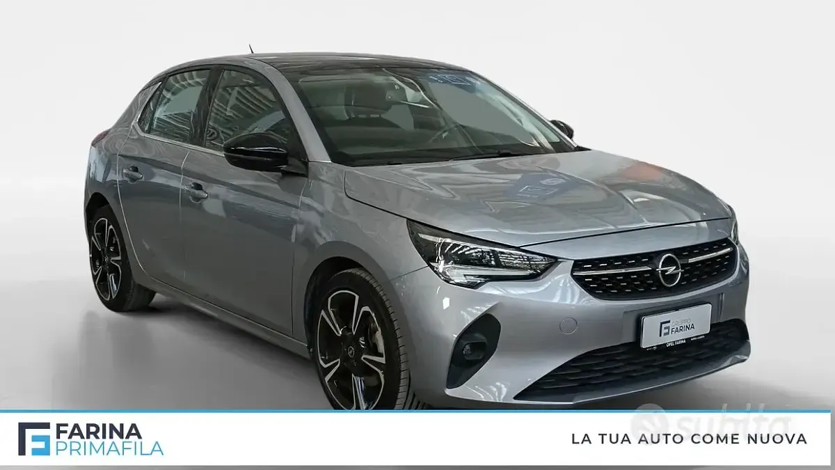 Usata Opel Corsa Elegance 101 CV (74 kW) 2021 Grigio Utilitaria