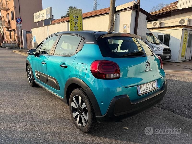 Usata Citroën C3 PureTech 110 CV (80 kW) 2022 Blu Utilitaria