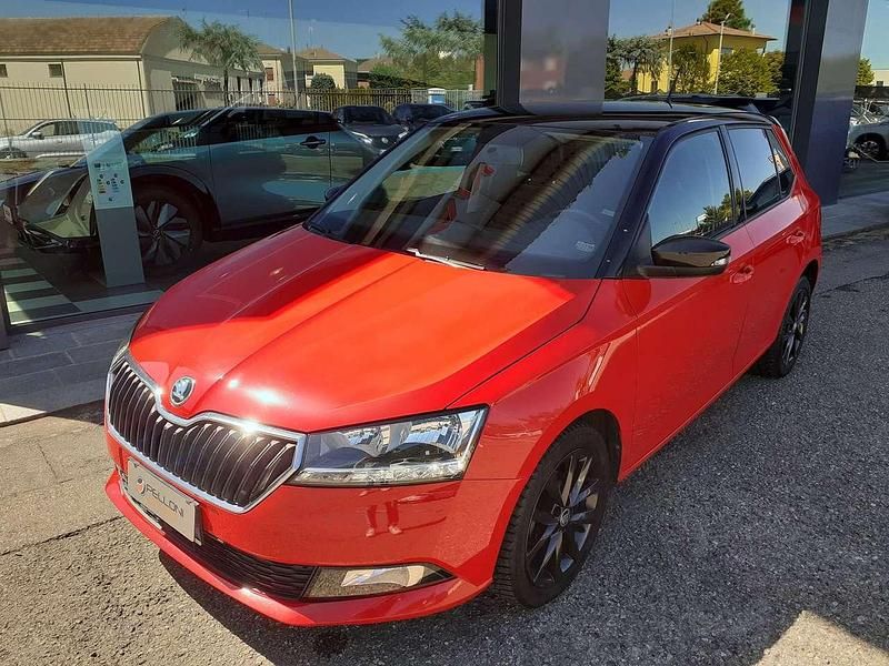 Usata Skoda Fabia 60 CV (44 kW) 2019 Rosso Utilitaria