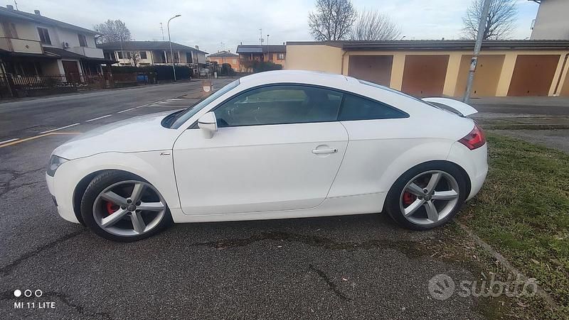 Usata Audi TT S-Line 170 CV (125 kW) 2010 Bianco Coupé