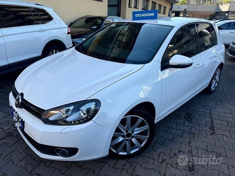 Usata VW Golf VII Highline 140 CV (102 kW) 2012 Bianco Berlina