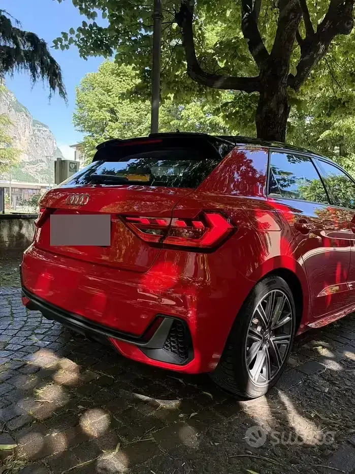 Usata Audi A1 Sportback 110 CV (80 kW) 2020 Rosso Utilitaria