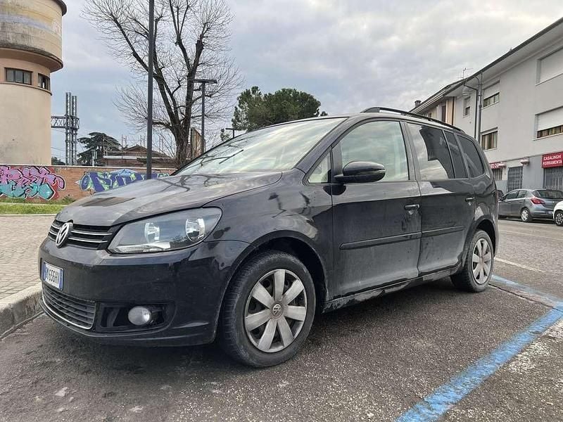 Usata VW Touran Comfortline 105 CV (77 kW) 2012 Nero Monovolume