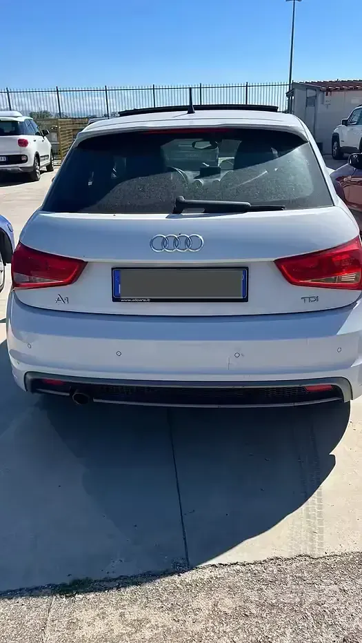 Usata Audi A1 S-Line 90 CV (66 kW) 2012 Bianco Utilitaria