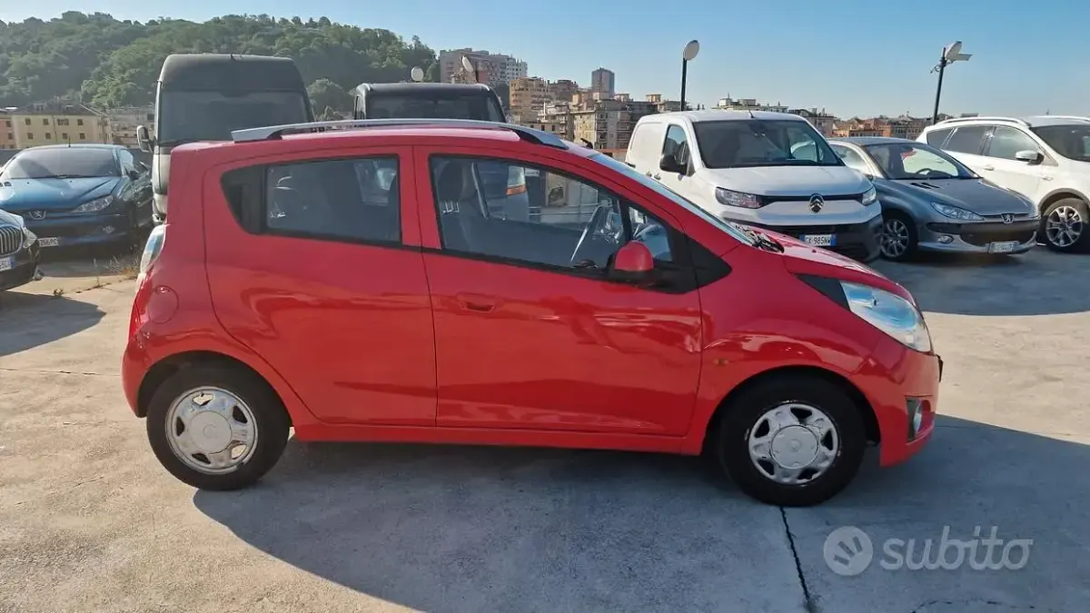 Usata Chevrolet Spark LS 68 CV (50 kW) 2011 Rosso Utilitaria
