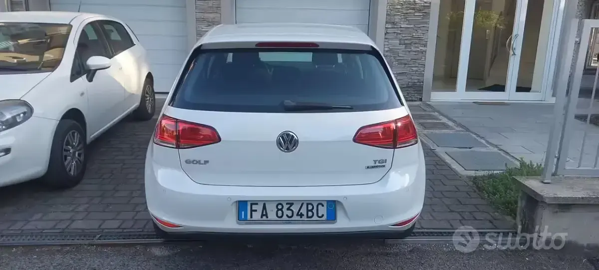 Usata VW Golf VII Trendline 110 CV (80 kW) 2015 Bianco Berlina