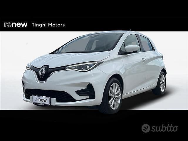 Usata Renault Zoe Zen 80 kW (109 CV) 2020 Bianco Utilitaria